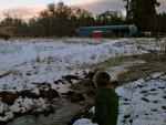 A stream where there wasn't one before. Photo: Kelly Blanchard
