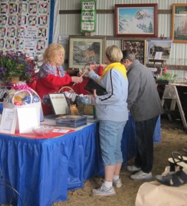 Checking out the Silent Auction